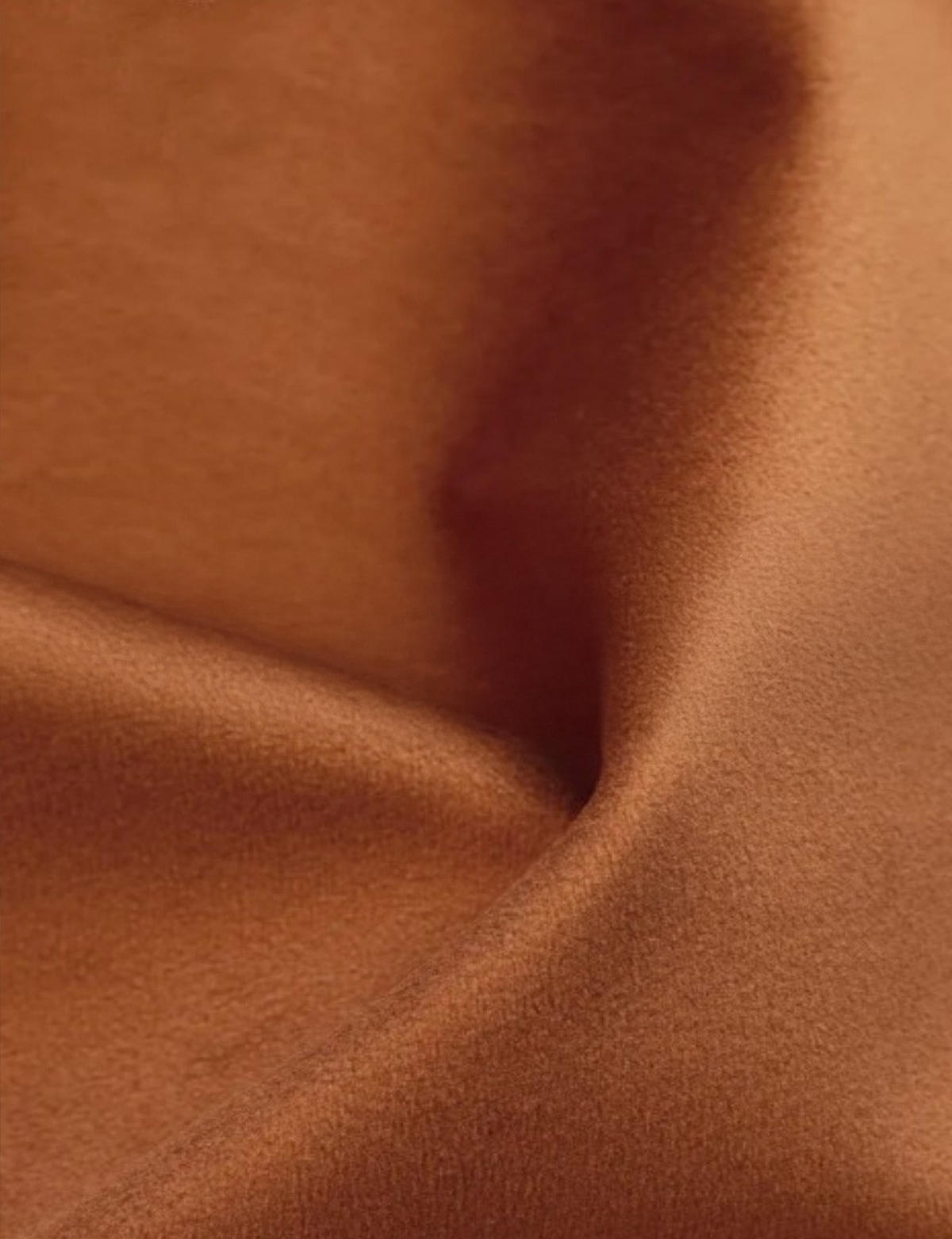 ECKSOFA L-Form Averro, stoff Bluvel, Zimtfarbe, Rechts - Hellbraun, Holz (280/150cm) - Kaiser Möbel