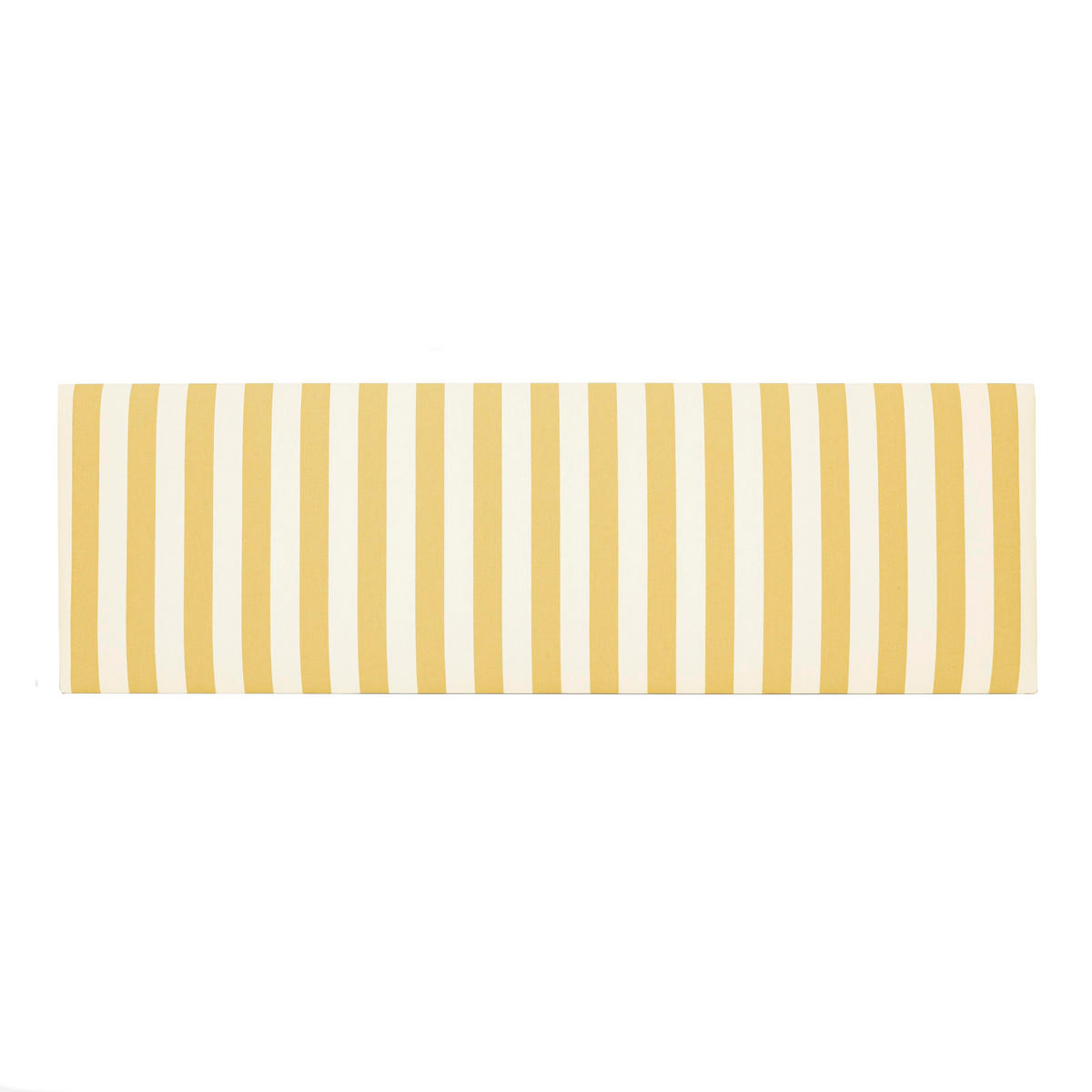 KOPFTEIL Gepolstertes aus gestreiftem Stoff Gelb 165/52/3 cm SUANCES - Gelb, Textil (165/52/3cm) - RNT By Really Nice Things