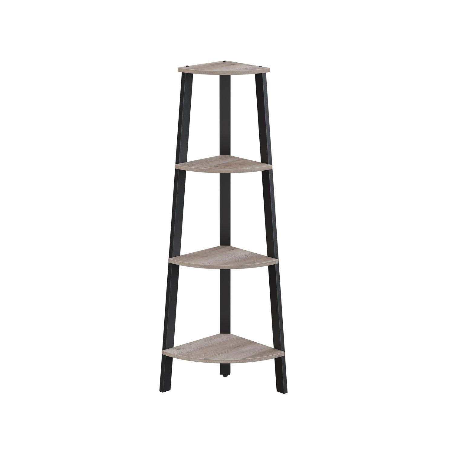 ECKREGAL MAPUTO - Schwarz, Holzwerkstoff (34/125/34cm) - Hansiro