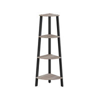 ECKREGAL MAPUTO - Schwarz, Holzwerkstoff (34/125/34cm) - Hansiro