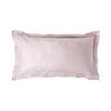 KISSENBEZUG Damast mit Stehsaum, Fadendichte 330 - Flieder, Textil (50/90cm) - Homescapes