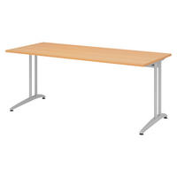 SCHREIBTISCH Serie-B 80/180/72 cm in Buchefarben - Buchefarben, Holzwerkstoff (80/180/72cm) - bümö
