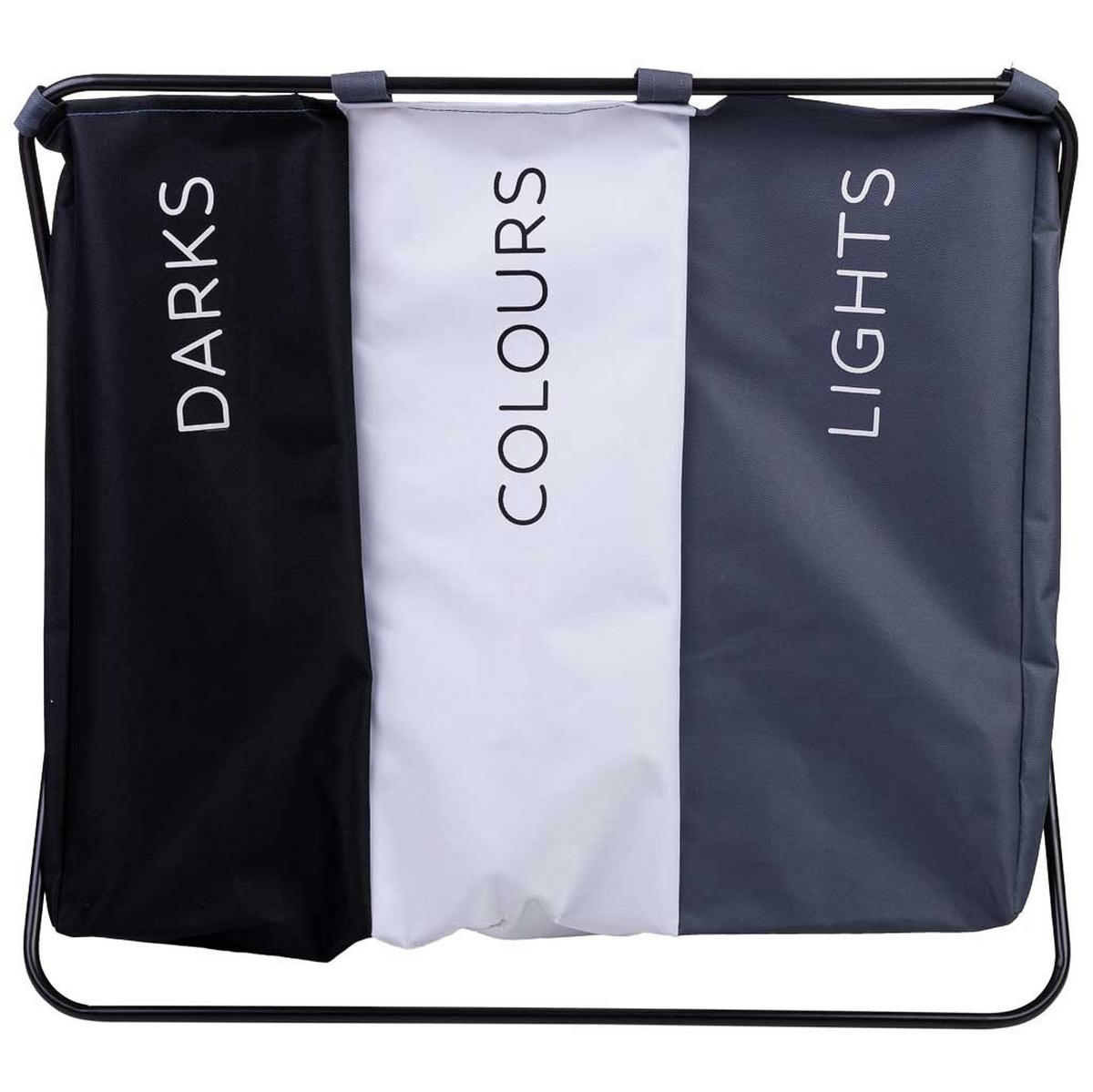 WÄSCHEKORB aus metall 66x40x56cm - Multicolor, Textil (66/56/40cm) - Wanderlust