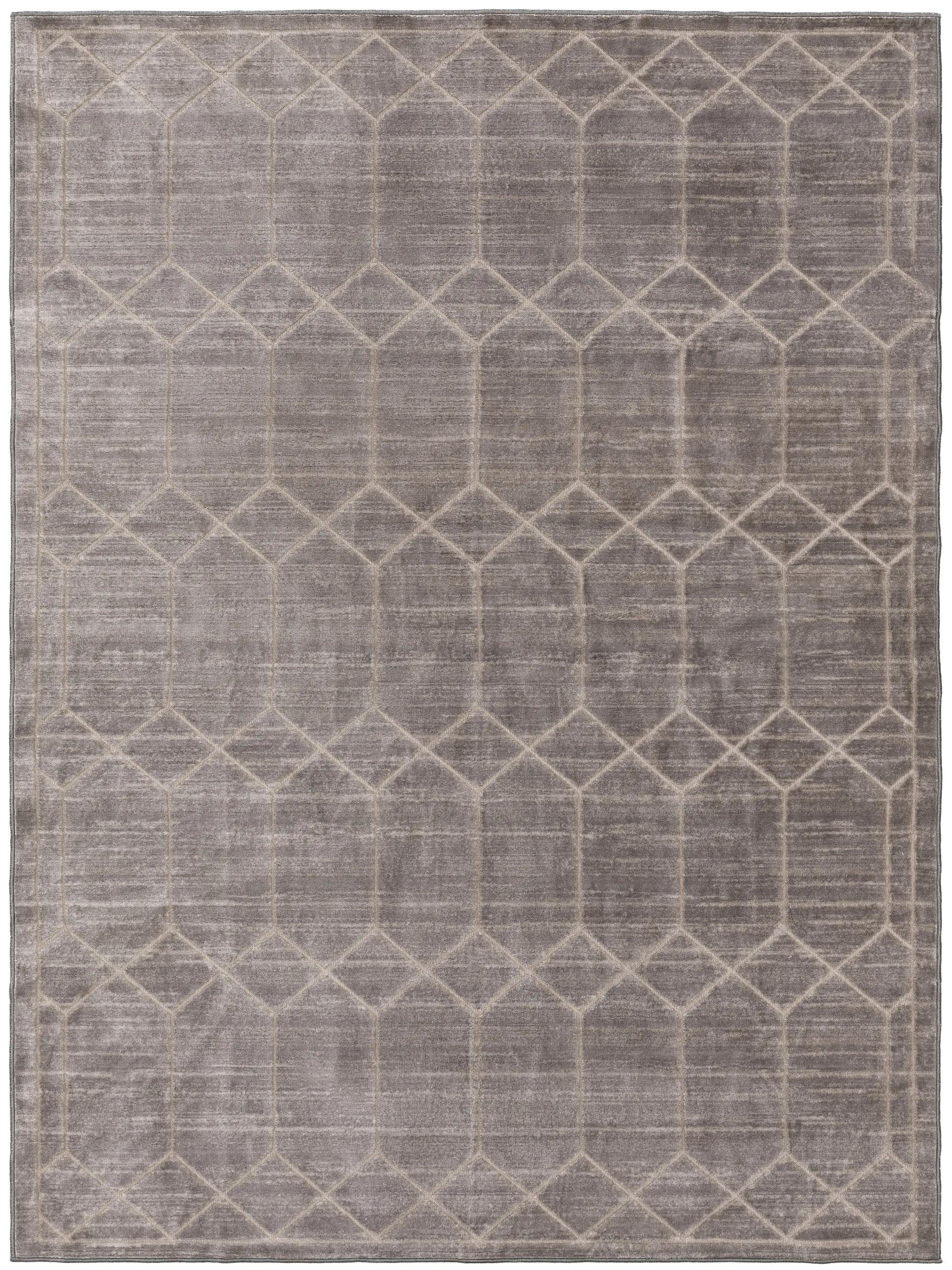 benuta Teppich Grau 66x110 cm