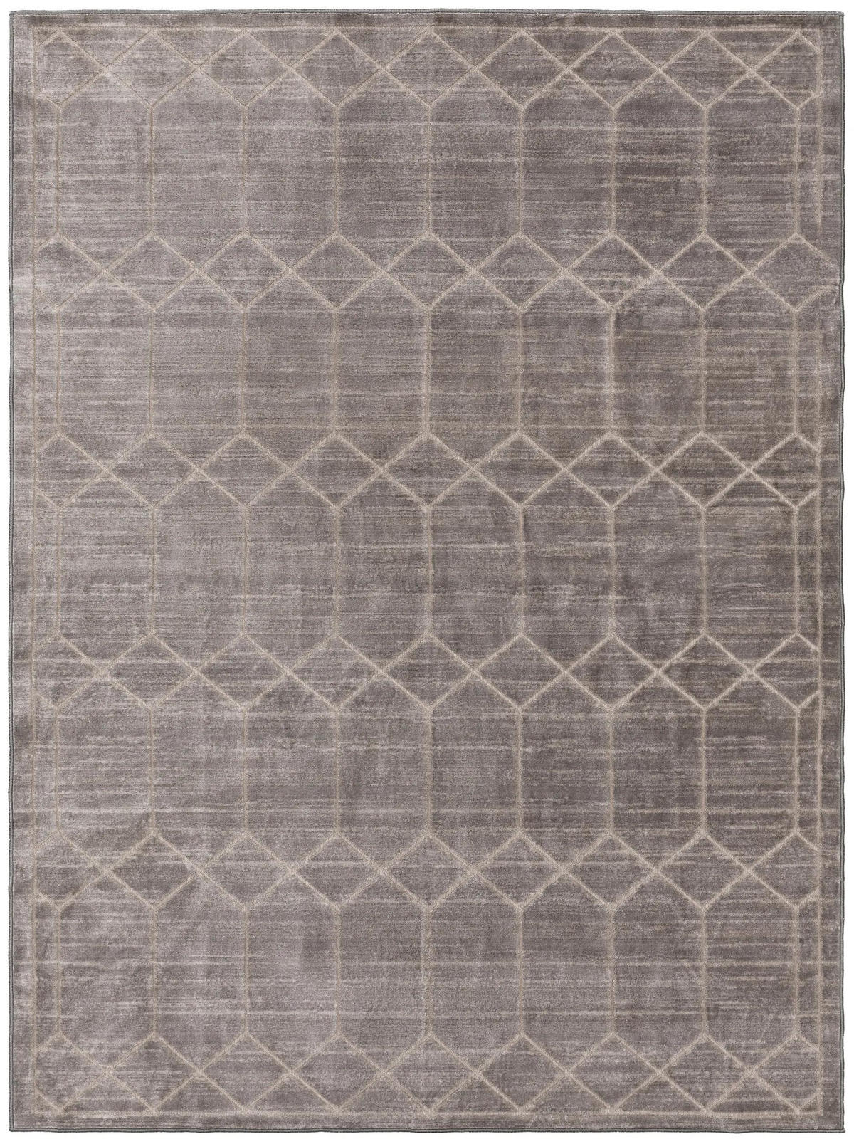 TEPPICH Daisy Grau 66x110 cm - Grau, Textil (66/110cm) - benuta