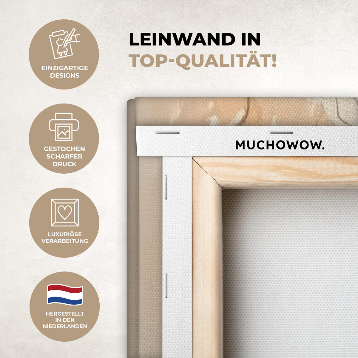 LEINWANDBILD Vögel - Zweig - Winter - Schnee Deko Groß 90x90 cm - Pastellblau, Textil (90/90cm) - MuchoWow