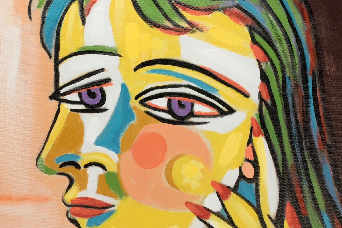 ACRYLBILD HANDGEMALT 60/90 cm - Multicolor/Grün, Holz/Textil (1.26/90cm) - KUNSTLOFT