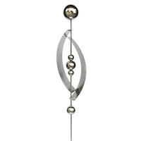GARTENSTECKER Bern Edelstahl Silberfarben 140x13x22cm - Silberfarben, Metall (13/140/22cm) - DELUKE