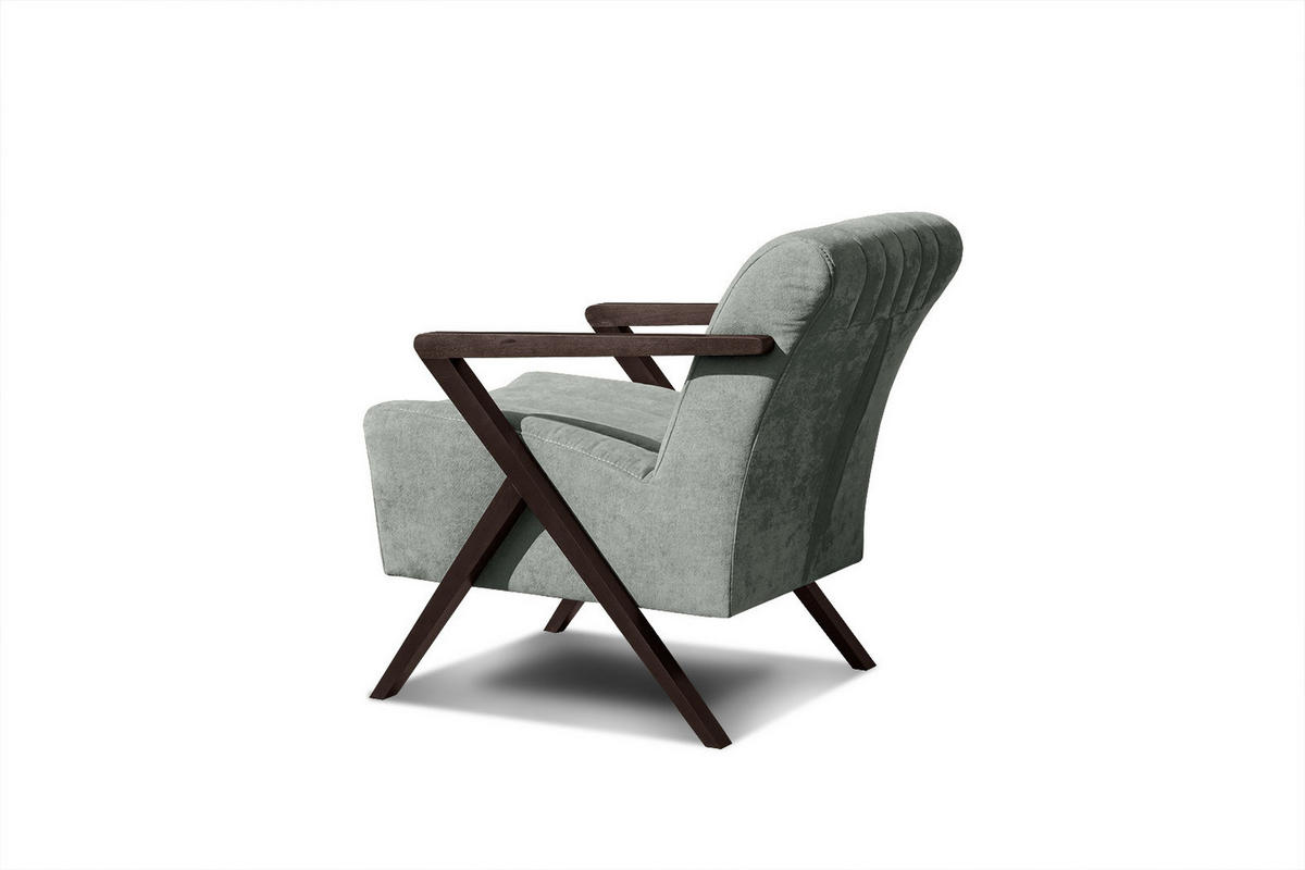 SESSEL LEBRON, platinfarben - Platinfarben, Holzwerkstoff/Textil (65/82/79cm) - Courtois Laville