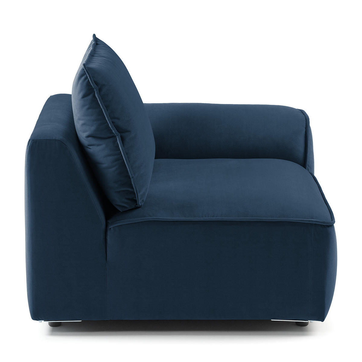 MODULSESSEL - Dunkelgrau, Textil (104/82/99cm) - home24