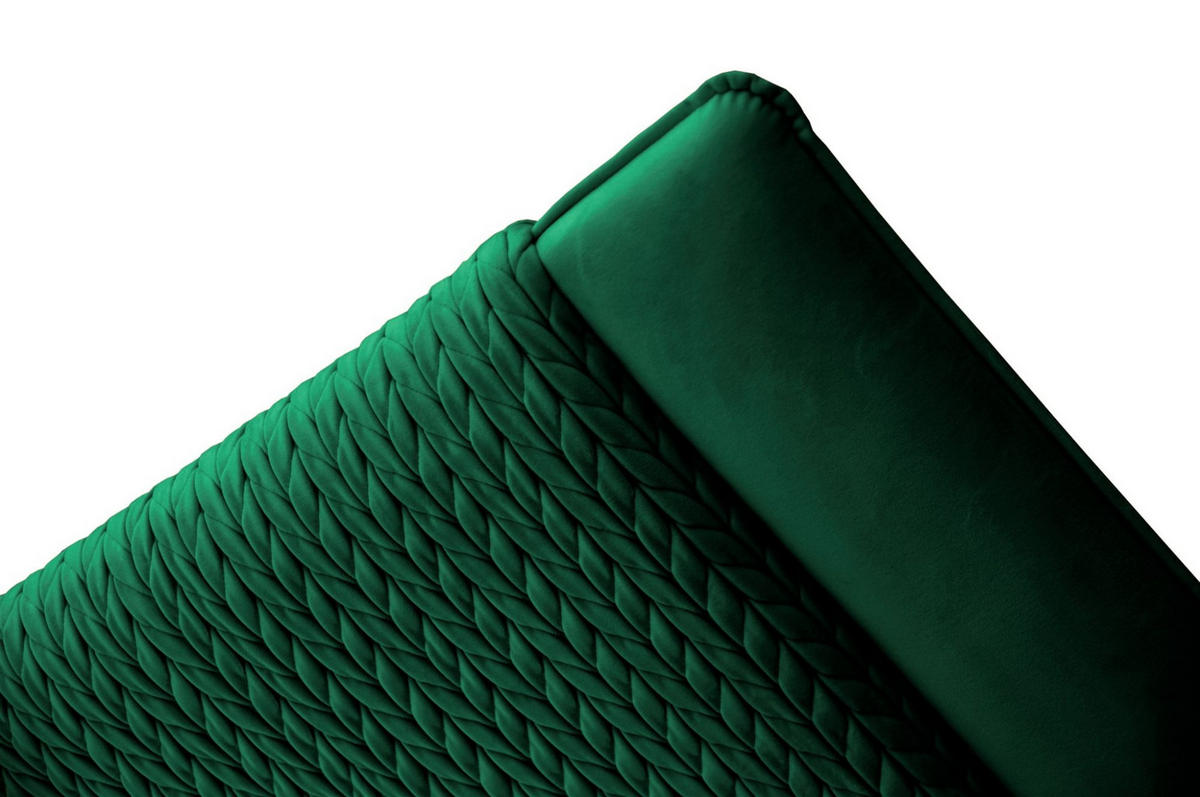 BOXBETT Cedric In Magic Velvet - Dunkelgrün, Holzwerkstoff/Textil (180/200cm) - Fun Möbel