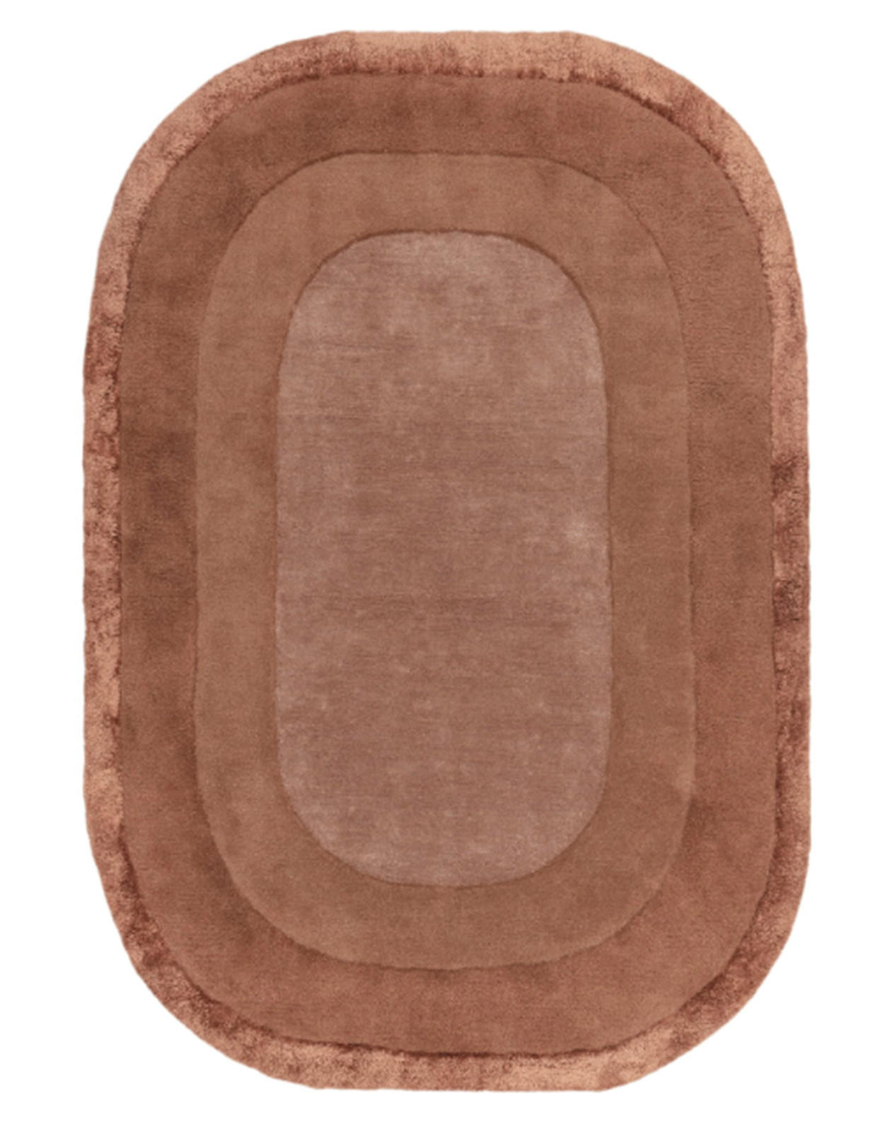 TEPPICH handgetuftet RINGO Orange 200 x 290 cm - Orange, Naturmaterialien (200/290cm) - Novatrend