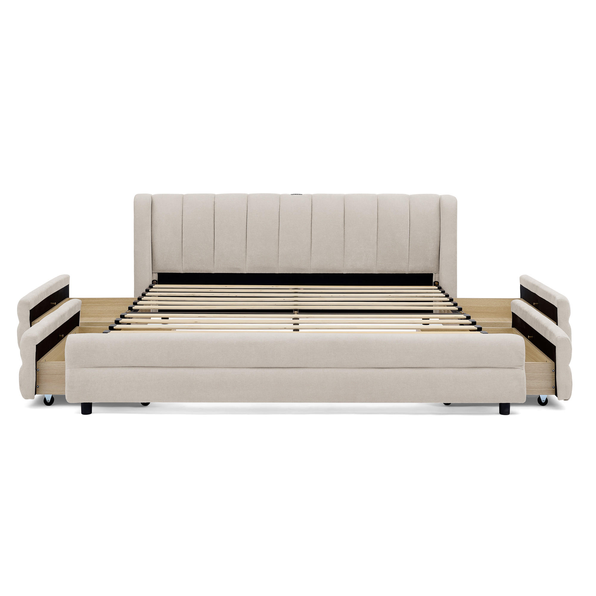 XXXLutz Polsterbett Beige