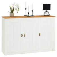 SIDEBOARD BOLTON - Weiß/Braun, Holz (130/88/40cm) - IDIMEX