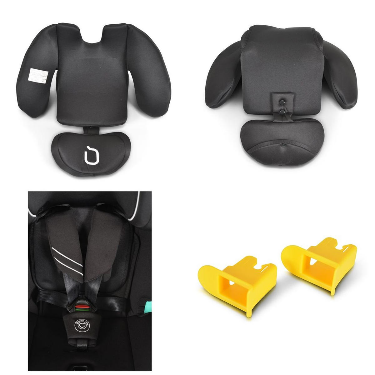 KINDERSITZ i-Size Quill schwarz (40-150cm) Gruppe 0/1/2/3, Isofix, 360° drehbar - Schwarz, Kunststoff (45/69/53cm) - Cangaroo