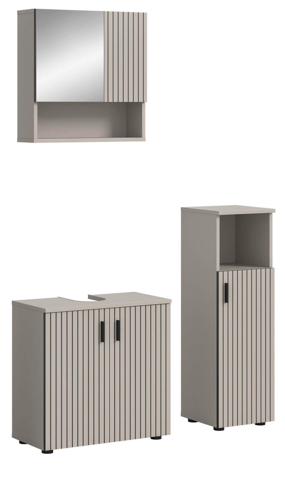 Inn.Furn Badmöbel-Set Kaschmir 105x180x30 cm