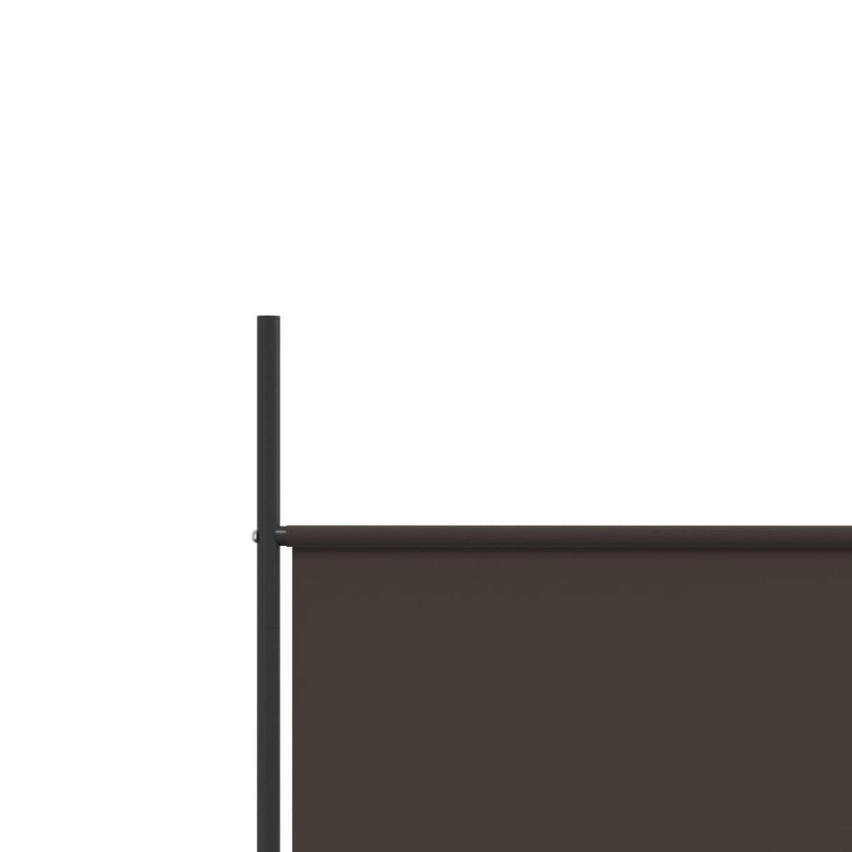PARAVENT 5-teilig Braun 250/200 Cm Stoff - Braun, Textil (250/200/0.1cm) - vidaXL