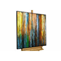 METALLBILD Bunt 80/80 cm - Multicolor, Metall (5.42/80cm) - KUNSTLOFT