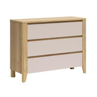 KOMODA Samara Drevo - hnedá, kompozitné drevo (116.5/90/42.5cm) - Petits-meubles