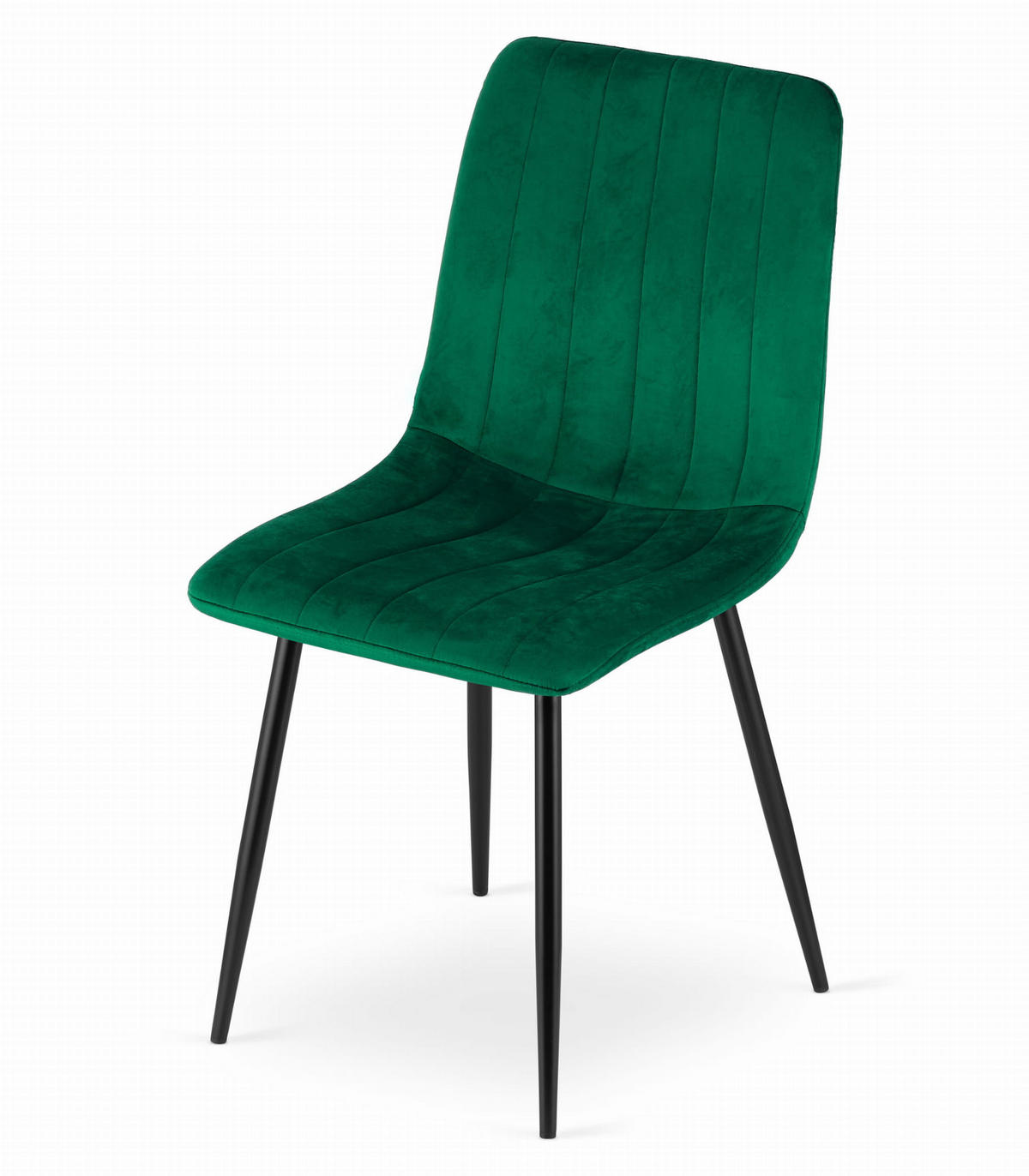 ESSZIMMERSTUHL JEWA dunkelgrüner Sitz - Dunkelgrün, Textil (43/90/51cm) - Valora