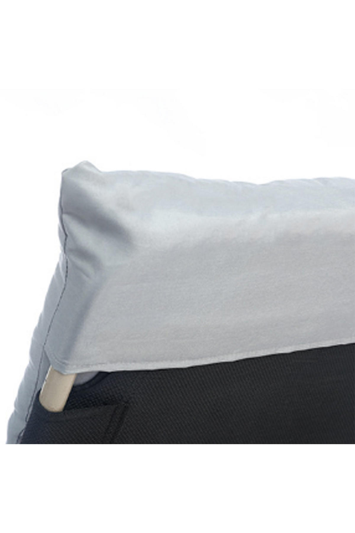 SONNENLIEGENAUFLAGE für Garten- und Terrassenstühle aus Polyester Schaumstoff in Grau 160 cm B x 50 cm - Grau, Textil (50/160cm) - Livingandhome