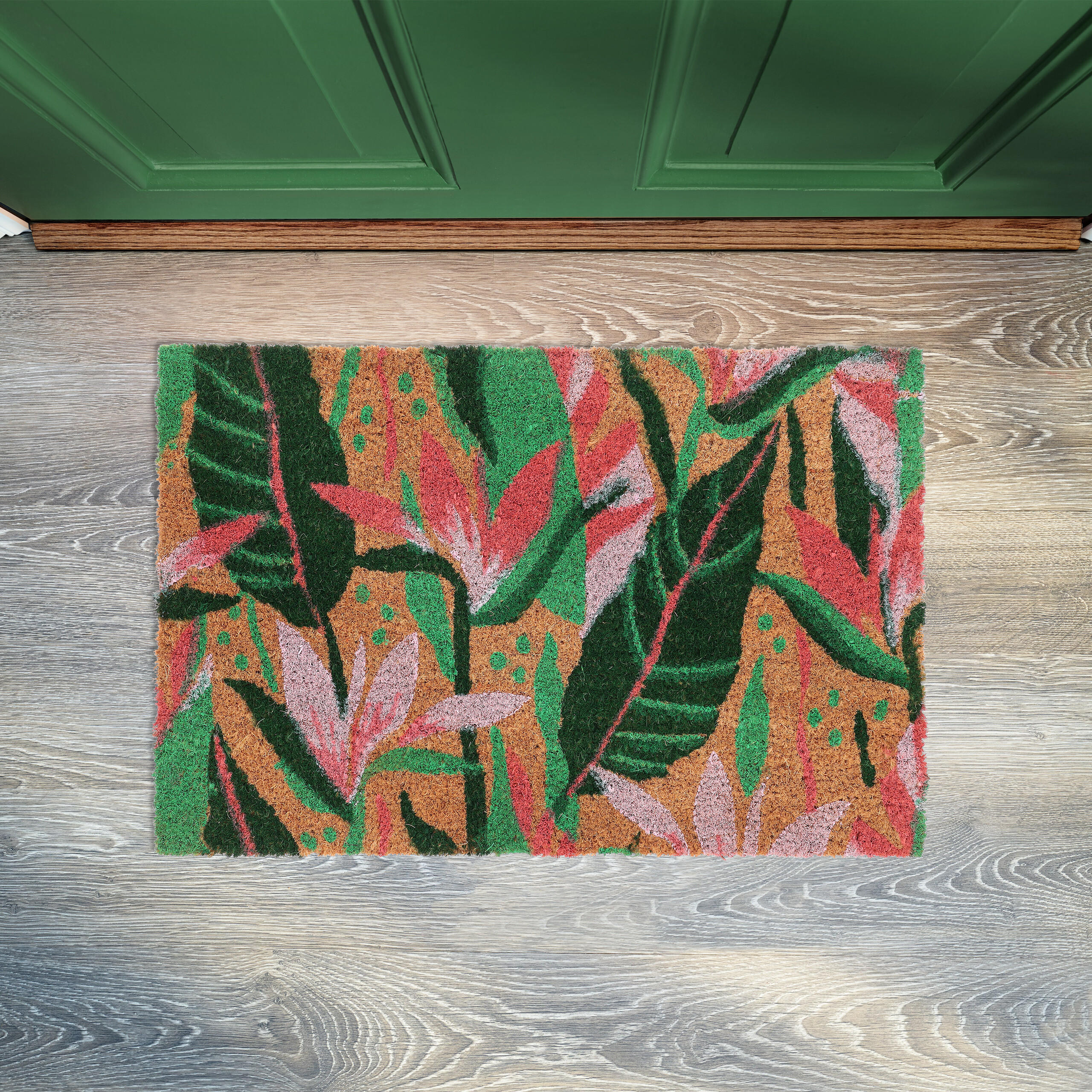FUSSMATTE - Multicolor, Kunststoff/Textil (60/40cm) - Relaxdays
