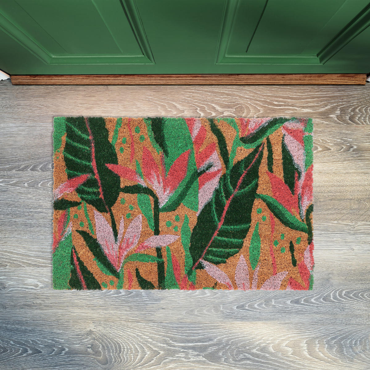 FUSSMATTE - Multicolor, Kunststoff/Textil (60/40cm) - Relaxdays