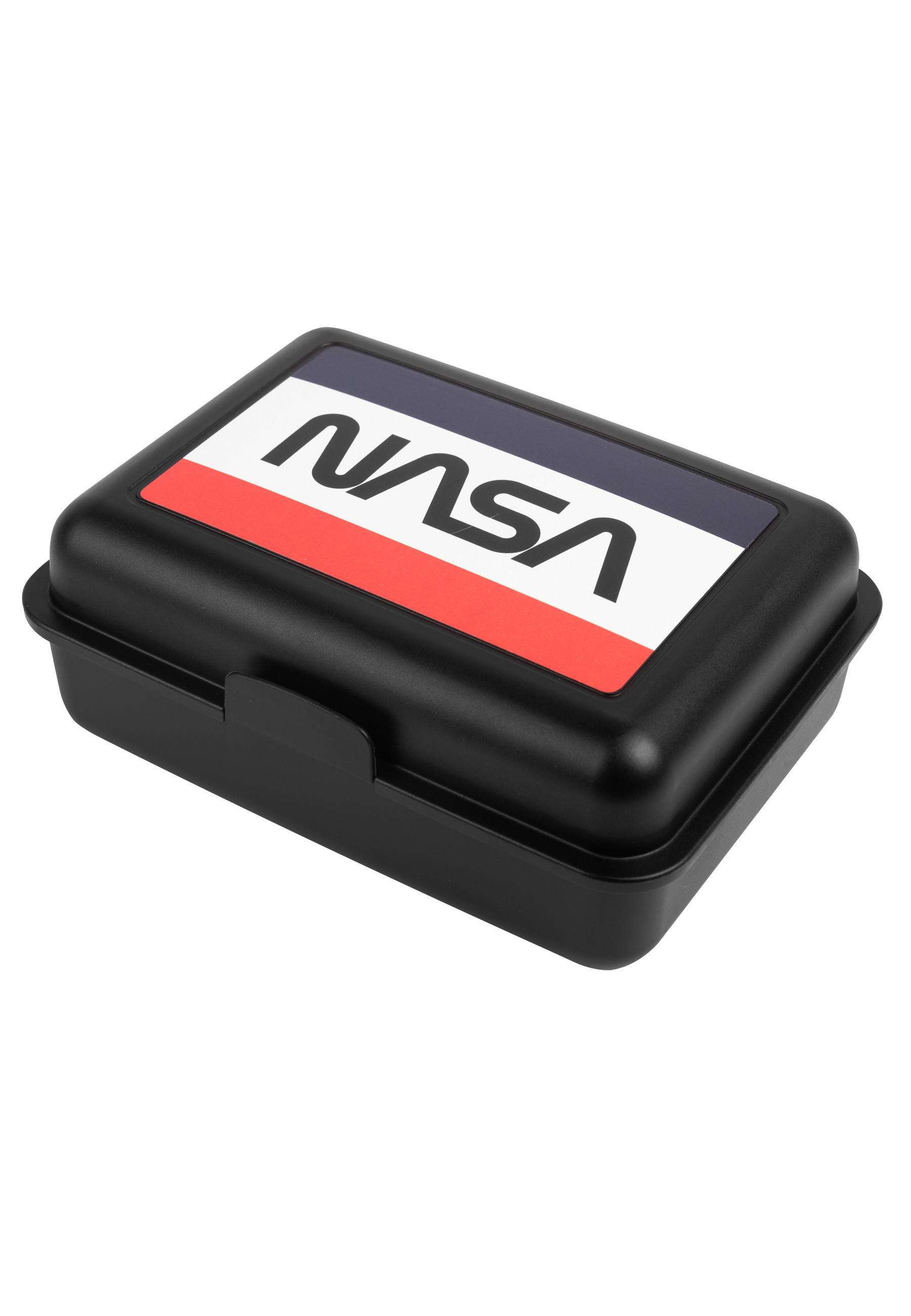 BROTDOSE NASA Schwarz 17,5 x 12,8 x 6,9 cm - Schwarz, Kunststoff (17.5/6.9/12.8cm) - United Labels