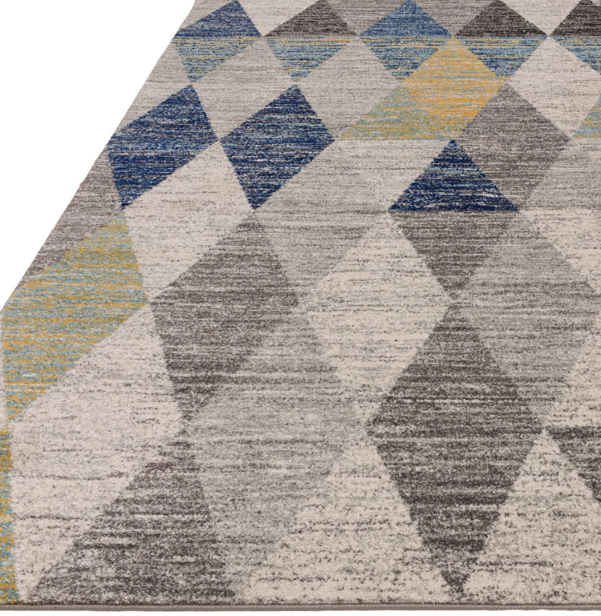 TEPPICH modern Flachgewebe CLONY Blau 160 x 230 cm - Blau, Textil (160/230cm) - Novatrend