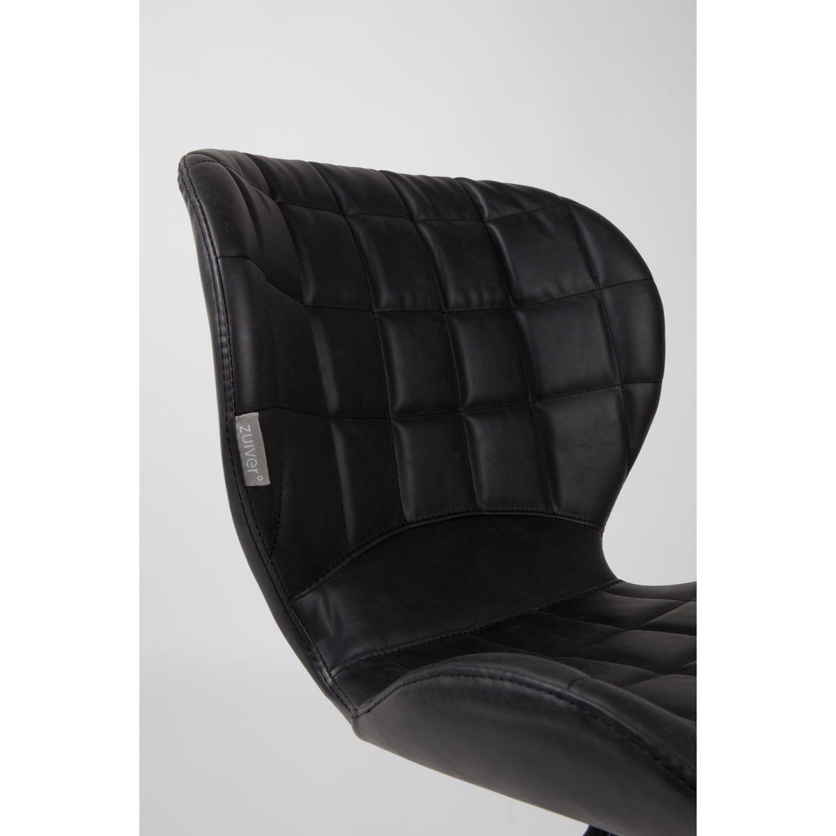 ESSZIMMERSTUHL OMG LL Schwarz - 2 er Set - Schwarz, Textil (51/79/59cm) - Zuiver