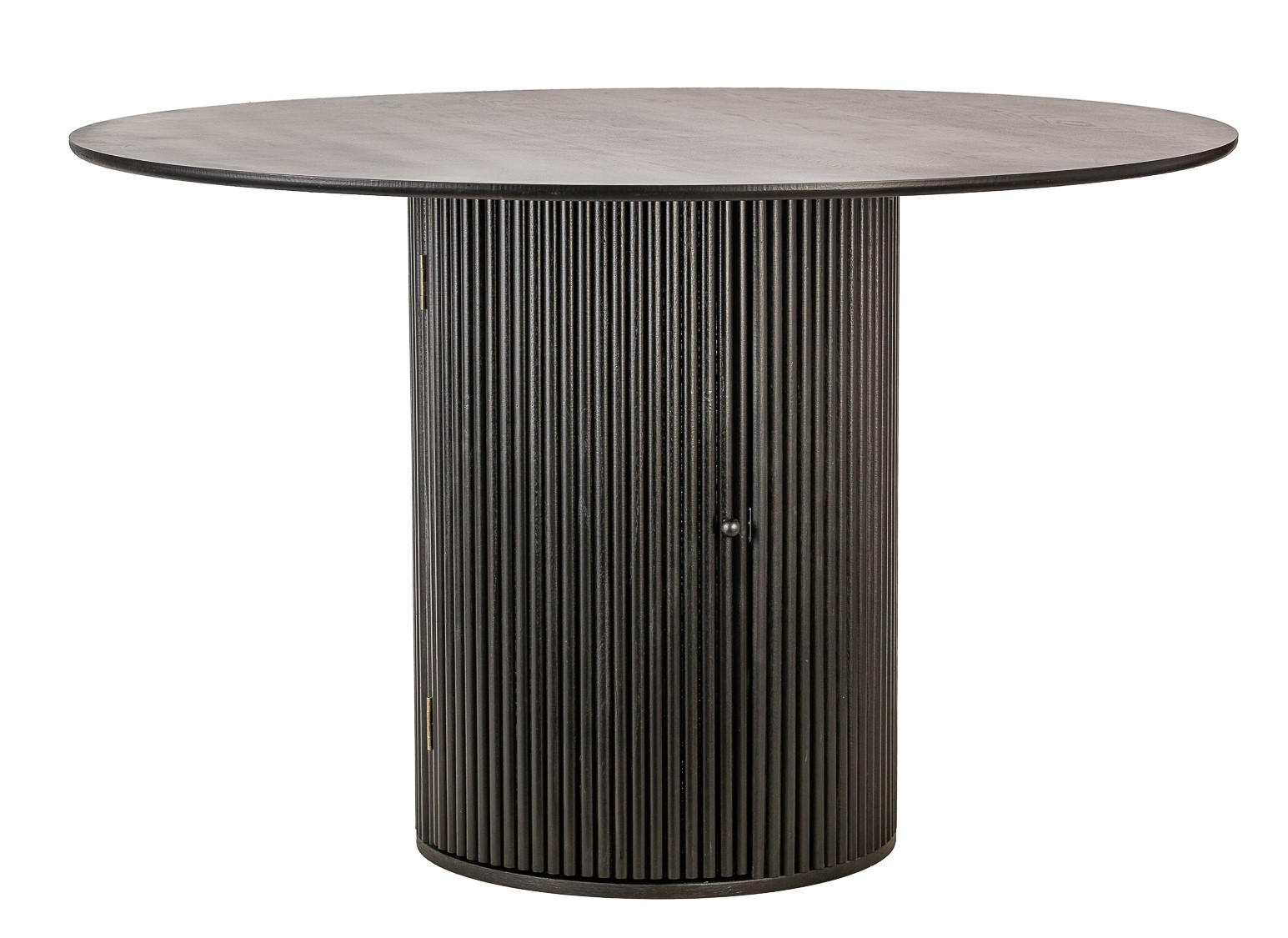 ESSTISCH Rund Schwarz 120 x 120 x 75 (cm) - Schwarz, Holz (120/120/75cm) - Nordlys