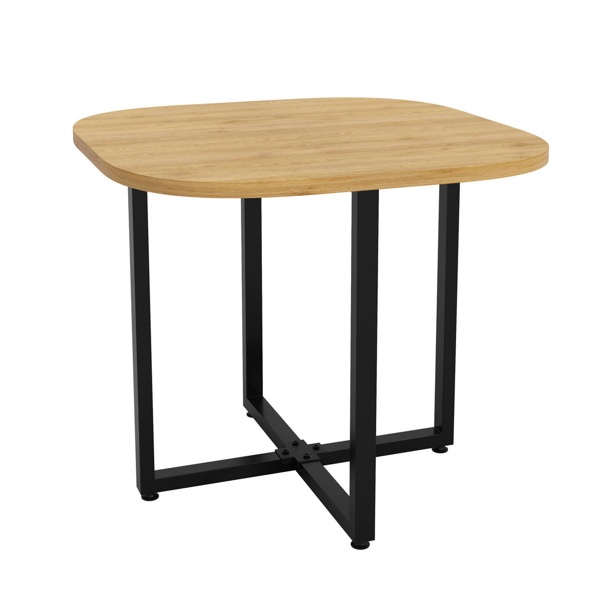 JÍDELNÍ SESTAVA 5dílná 85cm Dub Len Béžová - různobarevná, přírodní materiály (85/74/85cm) - FLIEKS