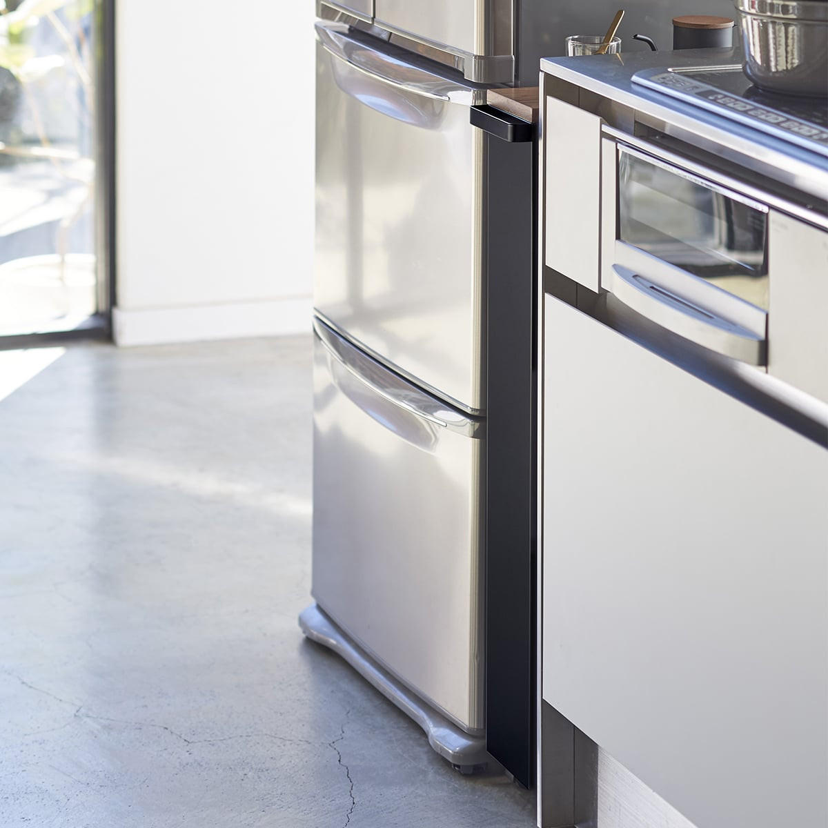 BEISTELLTISCH aus Stahl - Schwarz, Metall (13/80.5/47.5cm) - Yamazaki