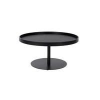 BEISTELLTISCH Yuri - Schwarz - 70/70/35 cm - Schwarz, Holz (70/70/35cm)