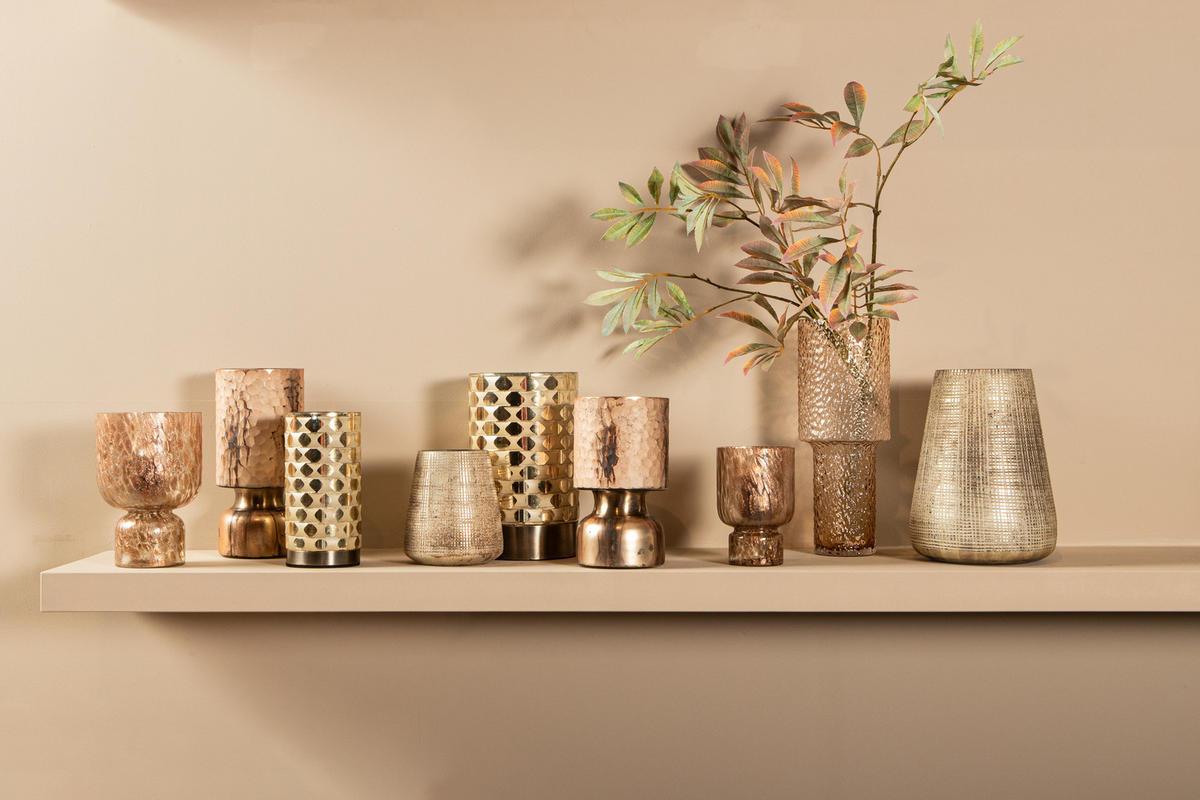 WINDLICHT Rishi Transparent 18/18/30cm - Transparent, Glas (18/30/18cm) - PTMD Collection