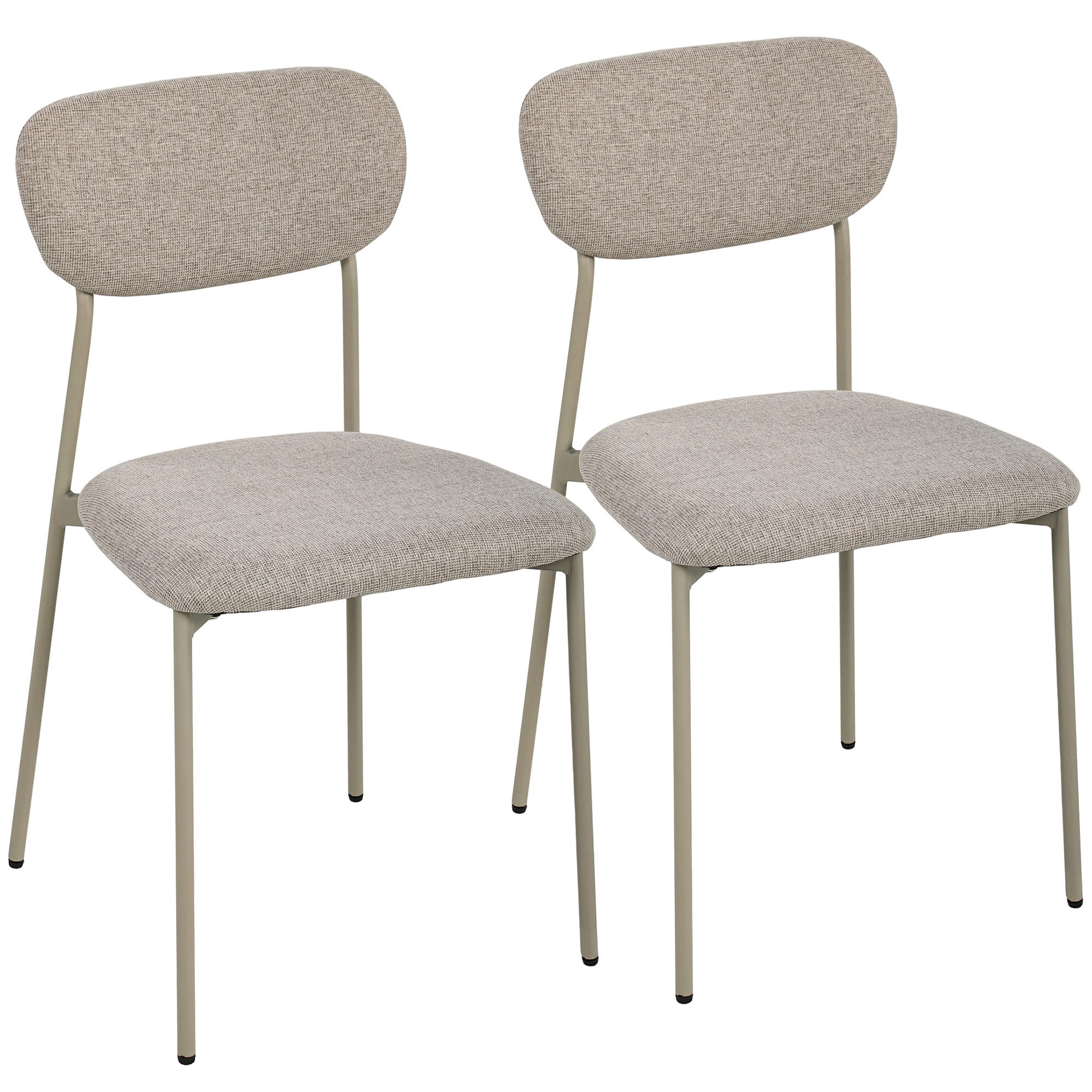 STÜHLE Braun 2 Stück - Braun, Textil (45/80/47cm) - GiPP