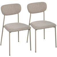 STÜHLE Braun 2 Stück - Braun, Textil (45/80/47cm) - GiPP