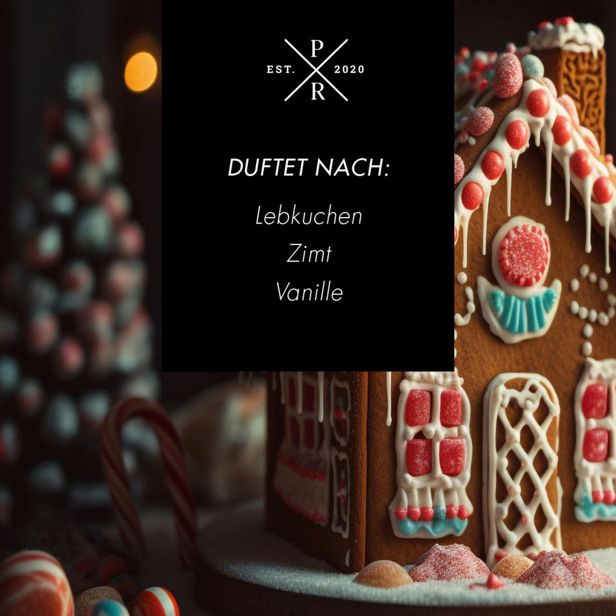 DUFTKERZE Purple River - Braun, Naturmaterialien/Glas (18cm)