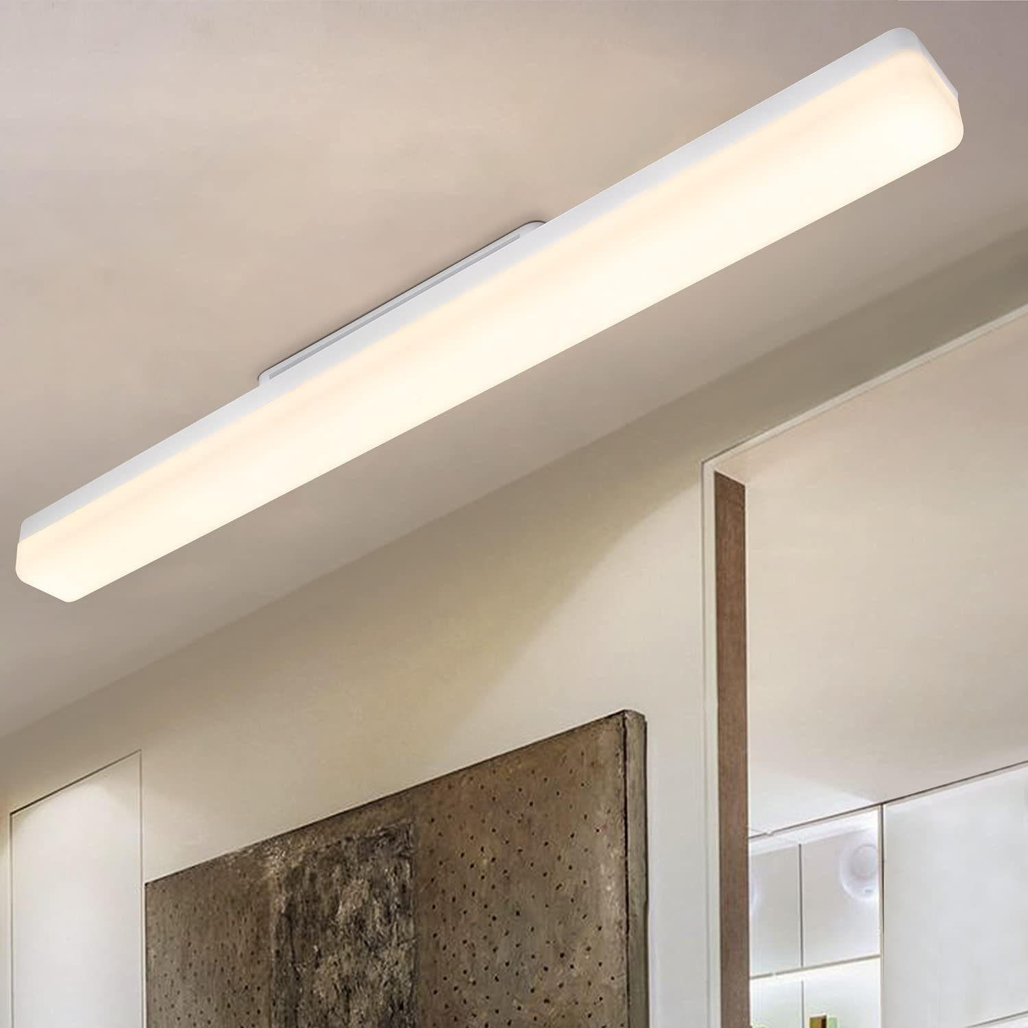 LED-DECKENLEUCHTE Aatrox 60/4.5/5cm - Weiß, Metall (60/4.5/5cm) - ZMH