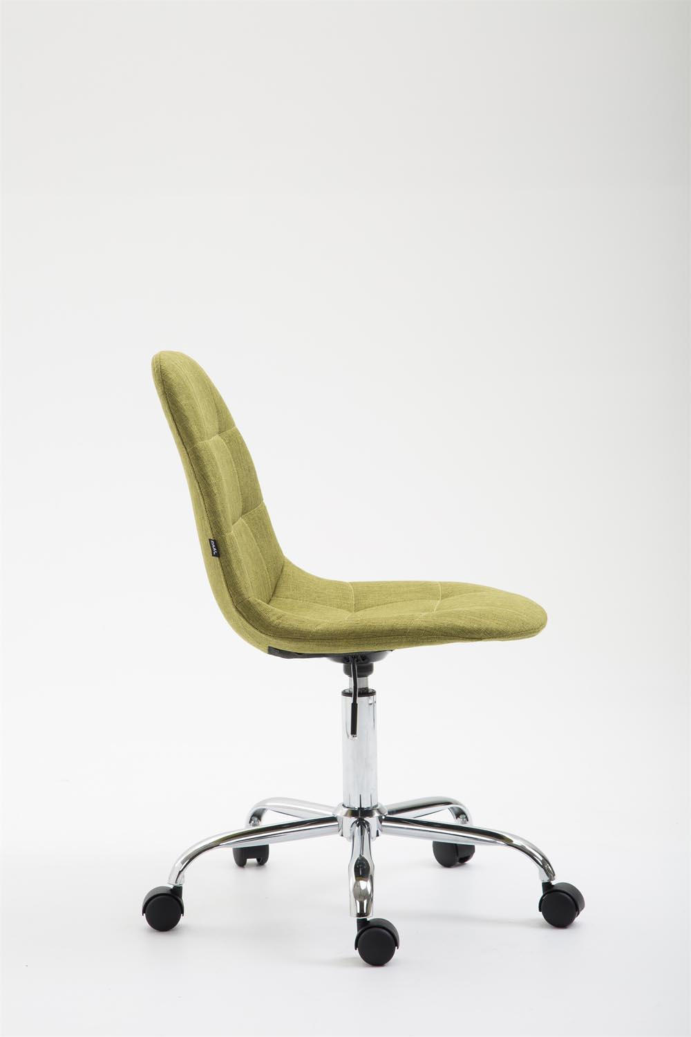 DREHSTUHL Stoff grün - Chromfarben/Grün, Textil/Metall (47/79/56cm) - CLP