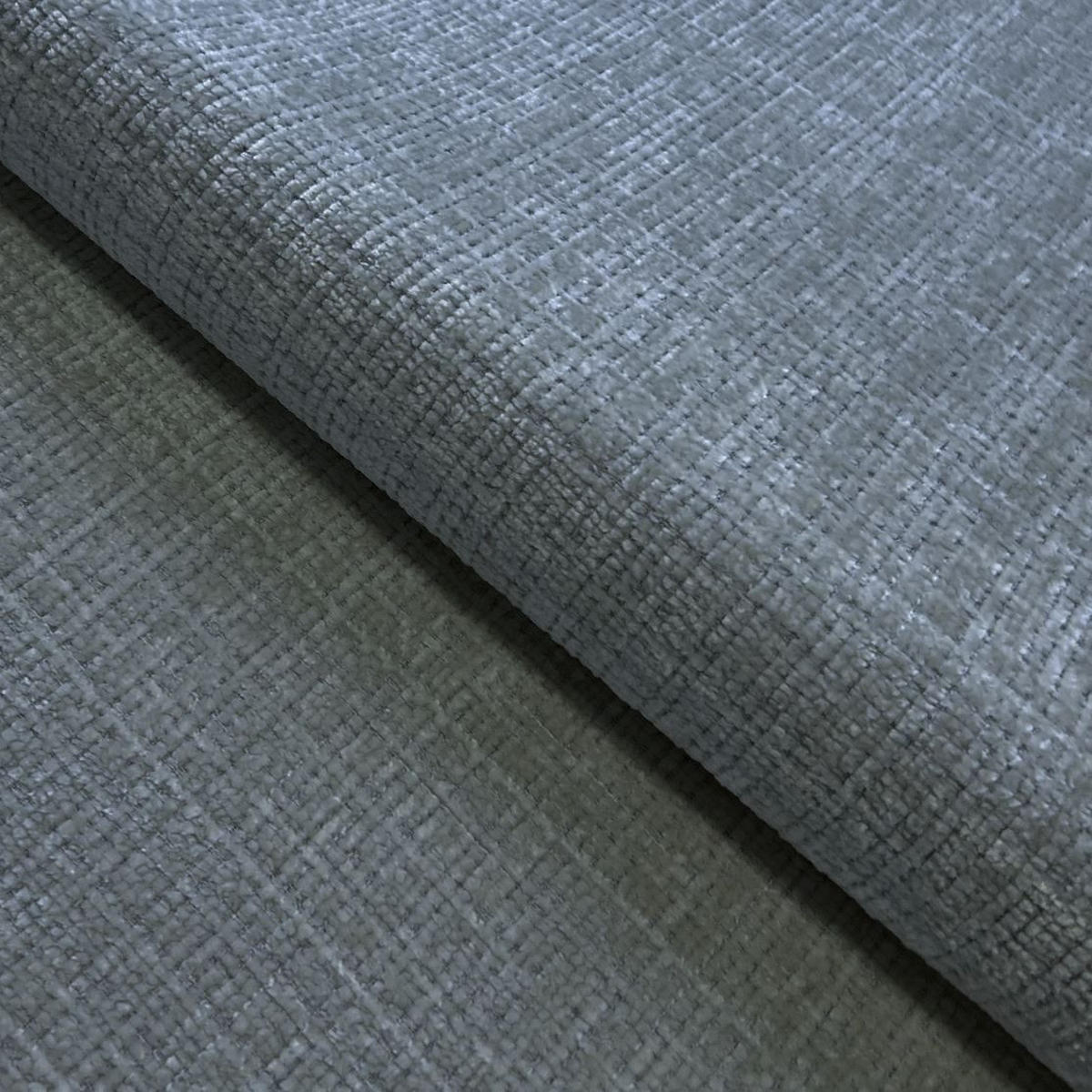 WOHNLANDSCHAFT Calma mit Schlaffunktion und Bettkasten im Bumpy-Design aus weichem Grau Chenille-Stoff - Schwarz/Grau, Holz/Kunststoff (336/88/140cm) - S-Style Möbel