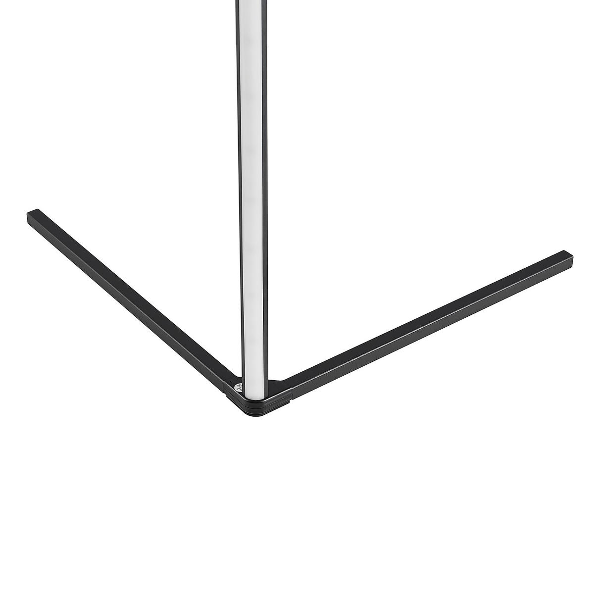 STEHLAMPE LEVEL - Schwarz - 0/0/141 cm - Schwarz, Kunststoff (43/43/141cm) - Trio Leuchten