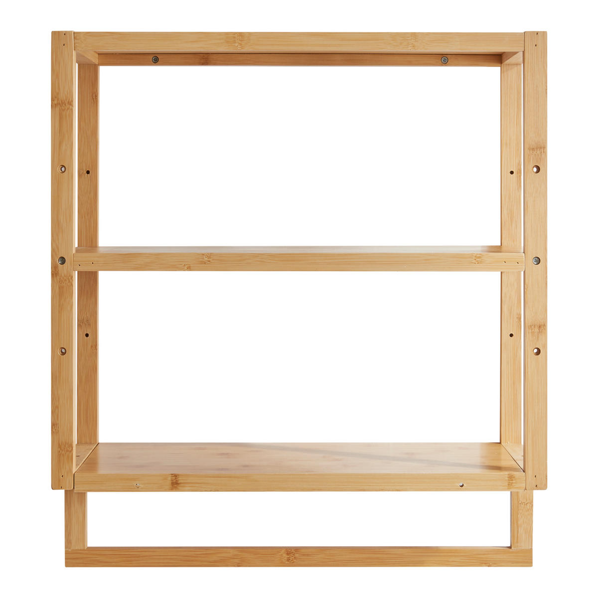 BADEZIMMERREGAL Östra - Naturfarben, Holz (52/58.5/21cm) - [en.casa]
