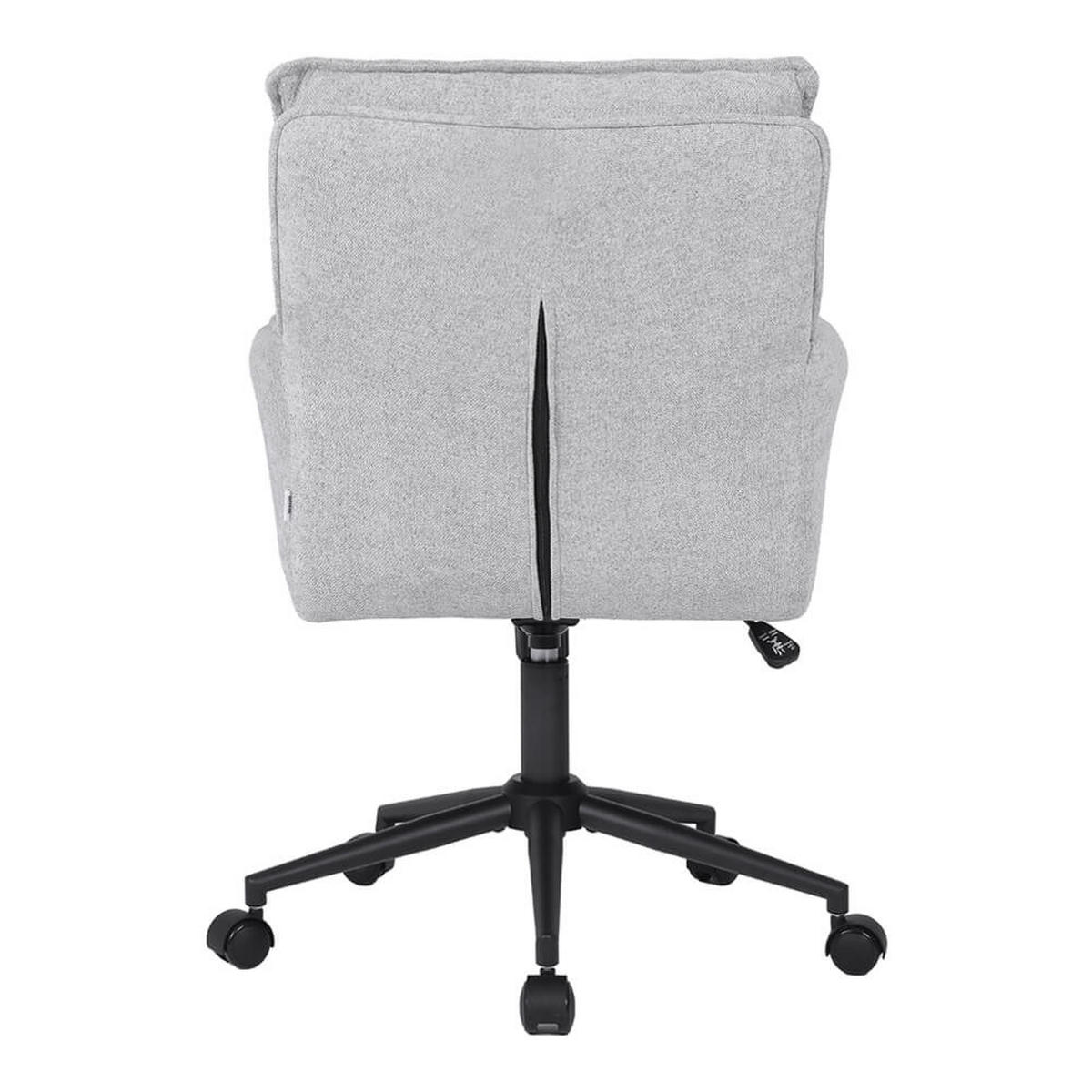 BÜROSTUHL aus Webstoff CORA - Grau - Grau, Kunststoff (60/100/70cm) - Home Deluxe