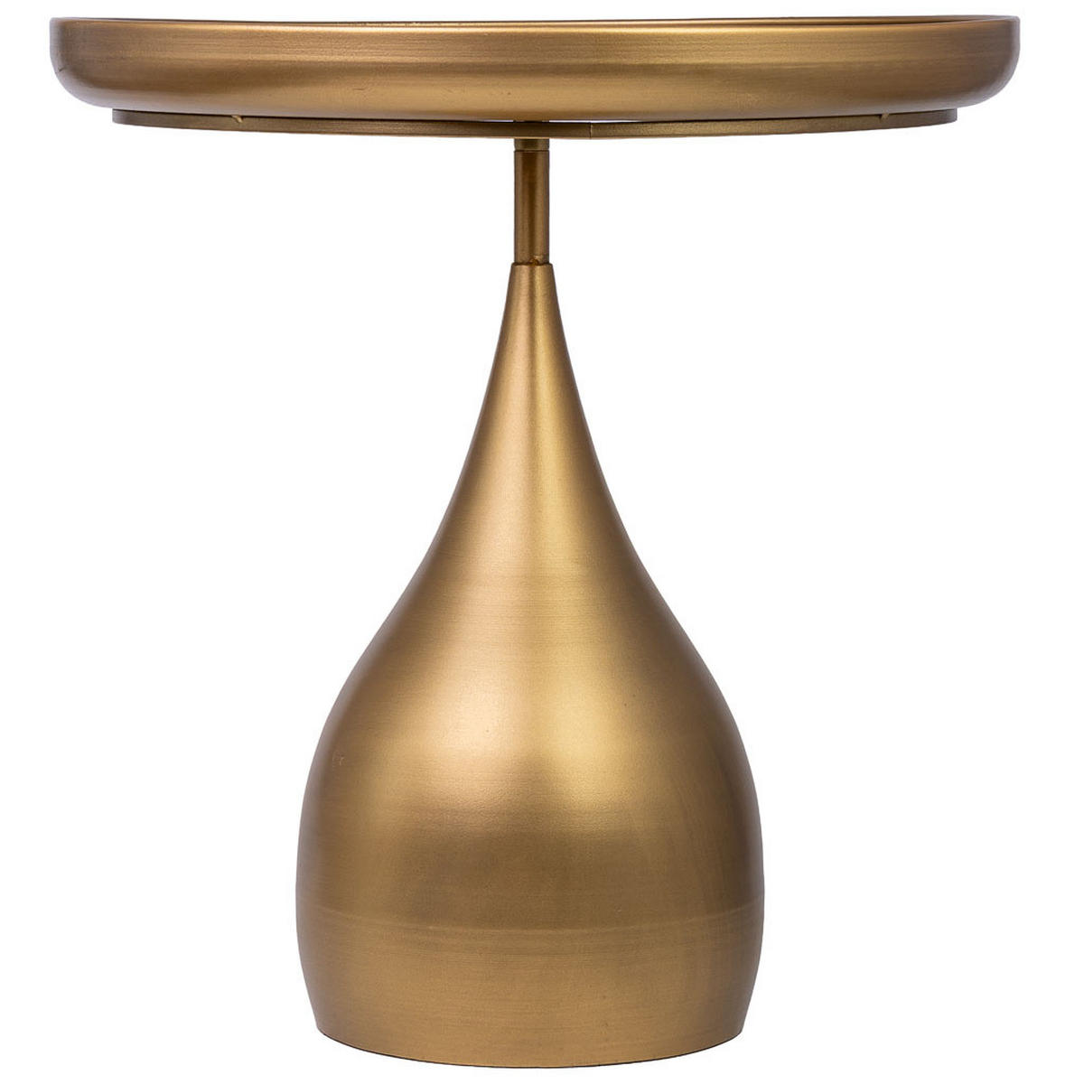 TISCH aus Metall, 51x54cm - Goldfarben, Metall (51/51/53.5cm) - Wanderlust