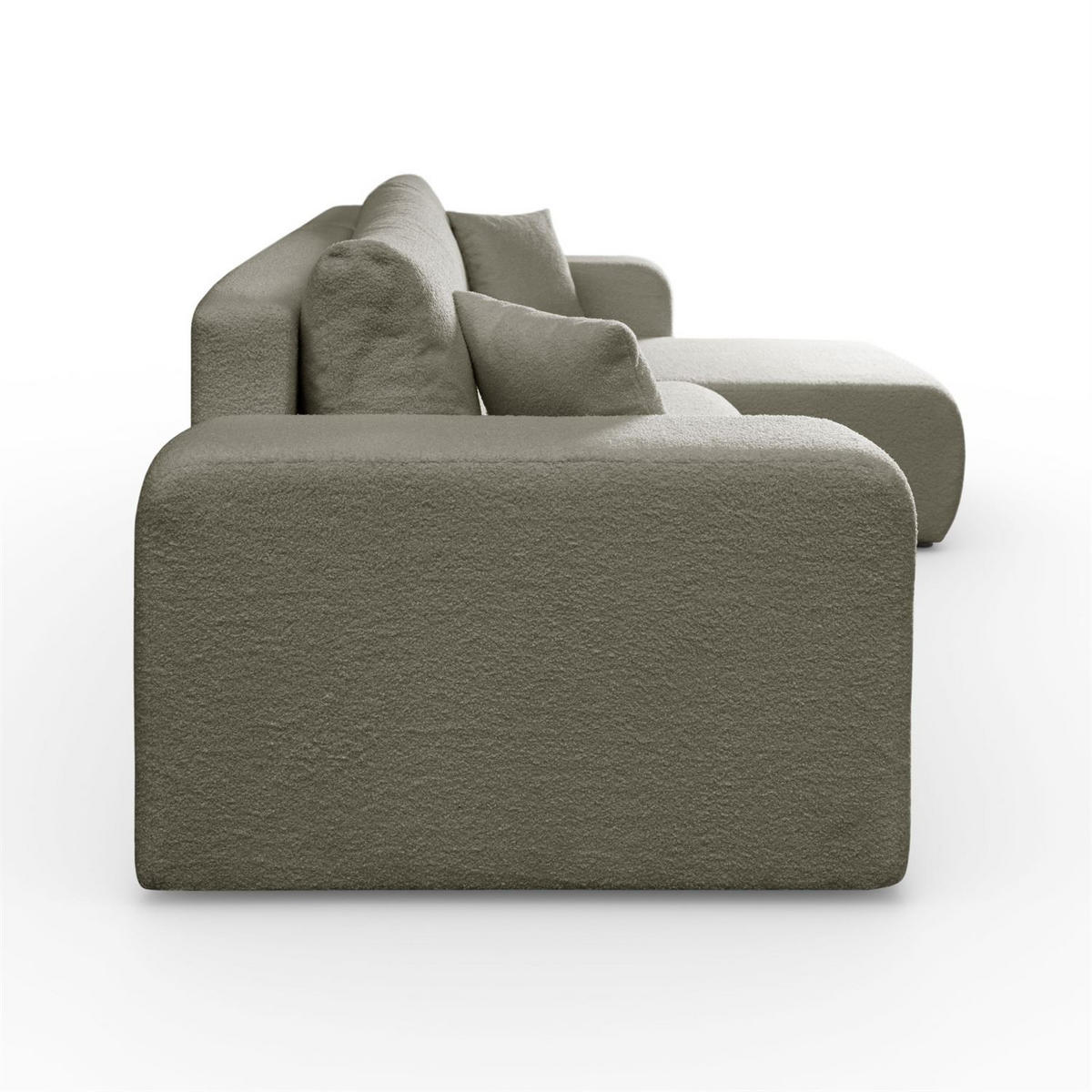 ECKSOFA VESPO L mit Schlaffunktion und Bettkasten - Beige, Textil (247/143cm) - Lookway