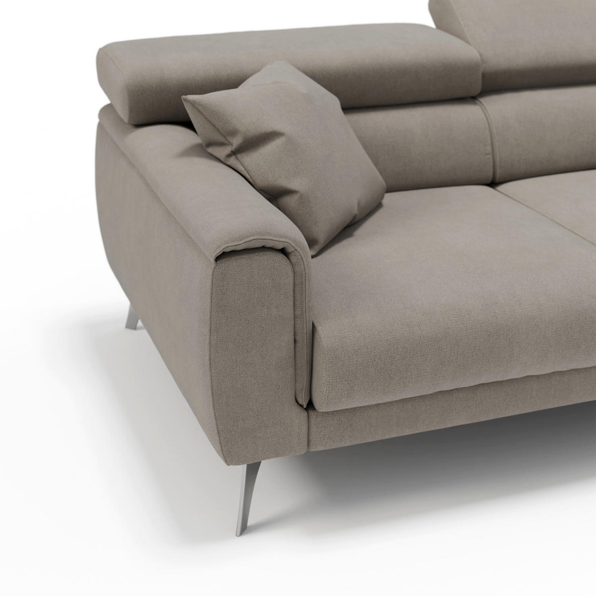 LINEARSOFA Caravaggio - Beige, Textil (244/73/102cm) - Divani.store