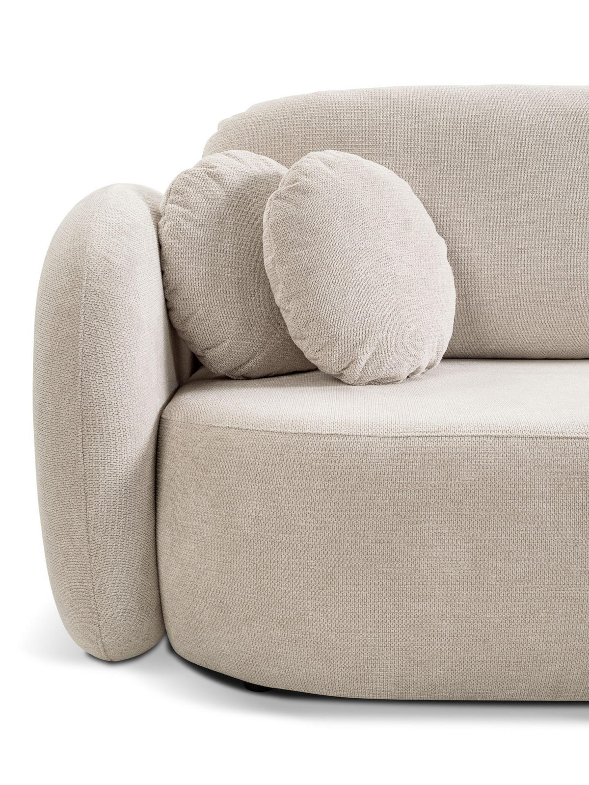 ECKSOFA Olena - Beige (Aragon 03) - Beige, Holzwerkstoff (248/174cm)