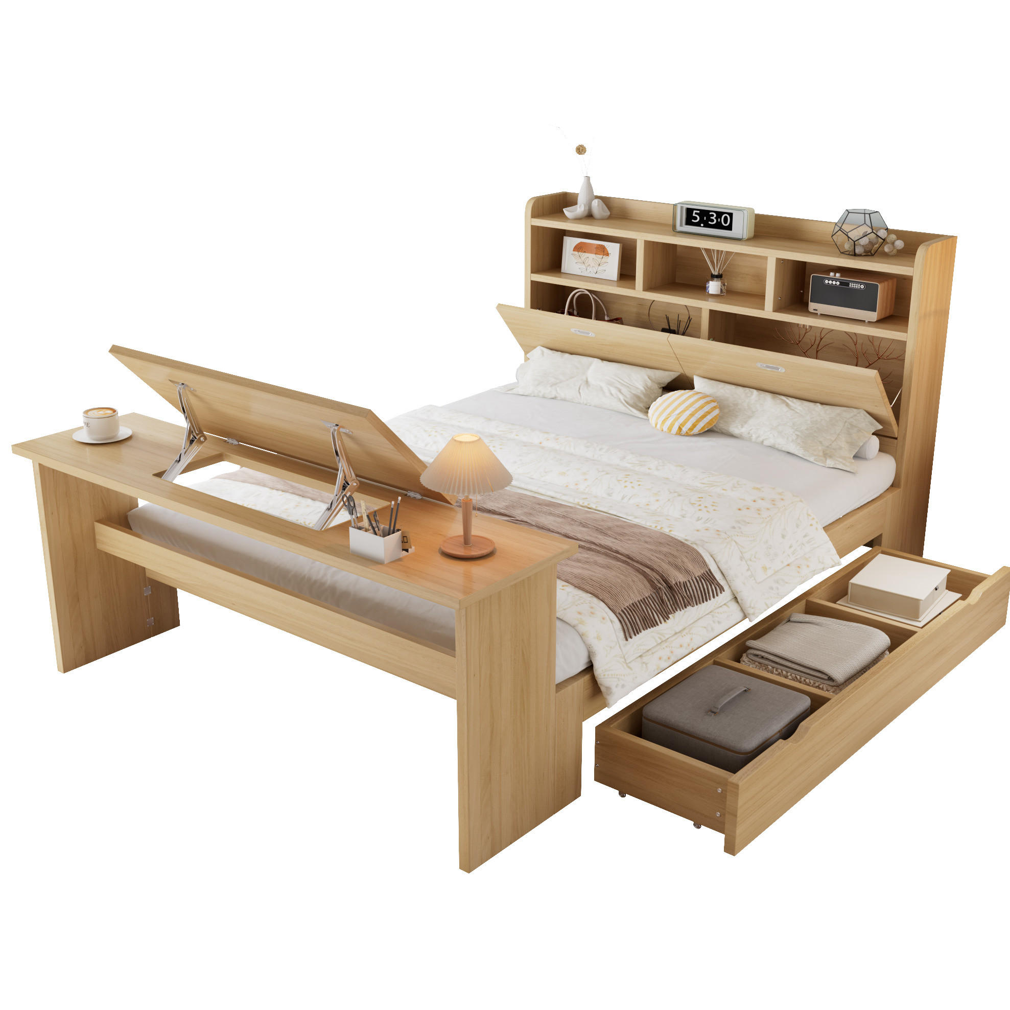 Ivmeu Jugendbett Natur 140x200 cm