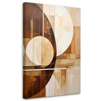 LEINWANDBILD 3D und geometrisch 40x60cm - Beige, Textil (40/60cm) - Feeby